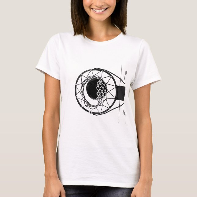 T-shirt Pop Art Basket (Devant)