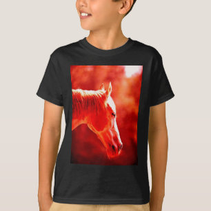 T-shirt Pop Art Cheval Head