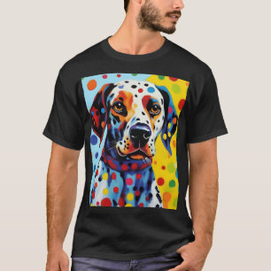 T-shirt Pop Art Chien dalmate
