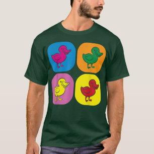 T-shirt Pop Art Farmer Bird Farm Amoureux des animaux Cana