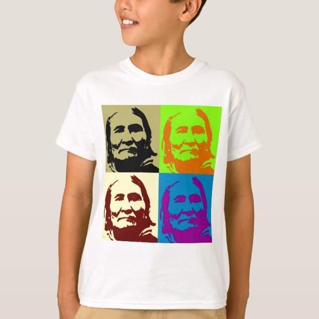 T-shirt Pop Art Freedom Fighter Geronimo (Devant)