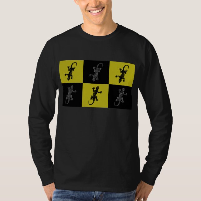 T-shirt Pop Art Geckos (Devant)