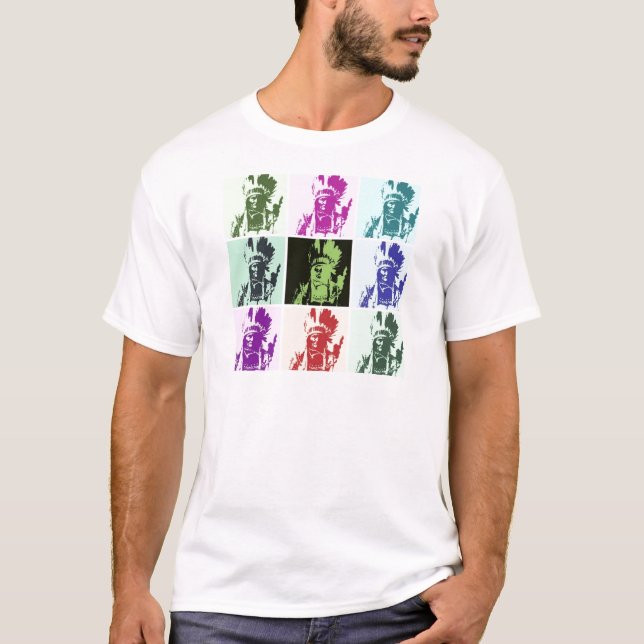 T-shirt Pop Art Geronimo (Devant)