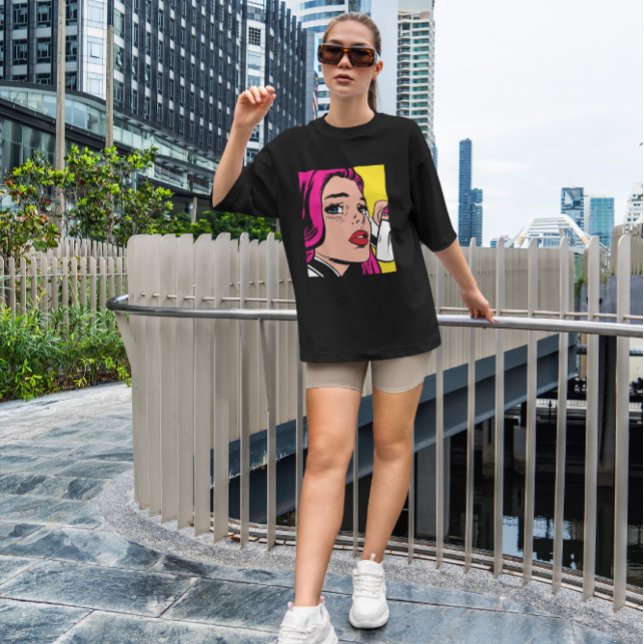 T-shirt Pop Art Girl (Créateur téléchargé)