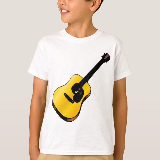 T-shirt Pop Art Guitare (Devant)