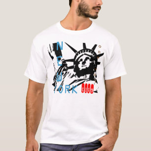 T-shirt Pop Art Lady Liberty