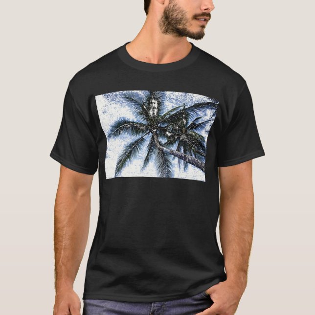 T-shirt Pop Art Palm Tree (Devant)