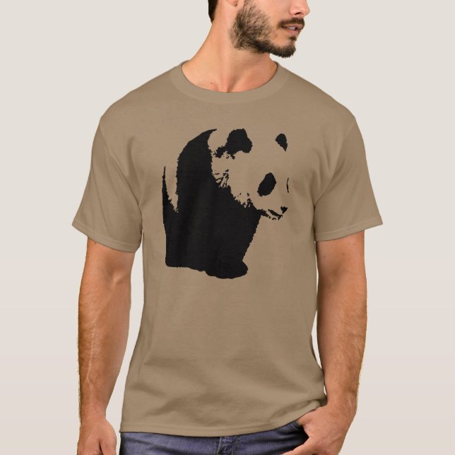 T-shirt Pop Art Panda (Devant)