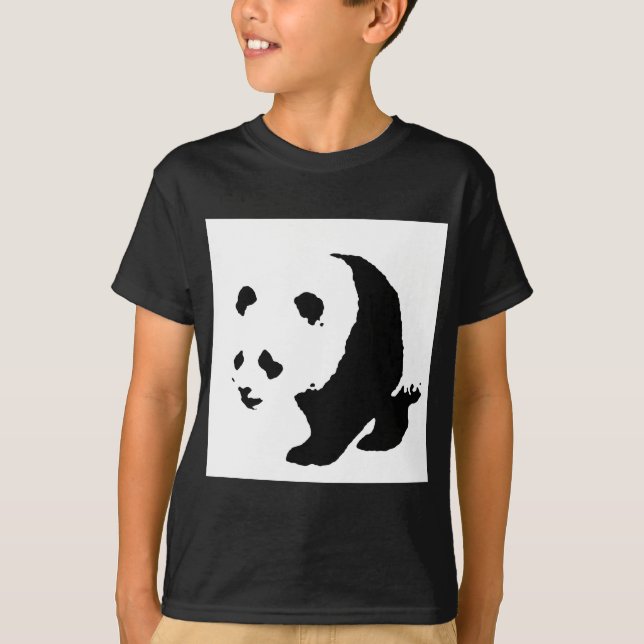 T-shirt Pop Art Panda (Devant)