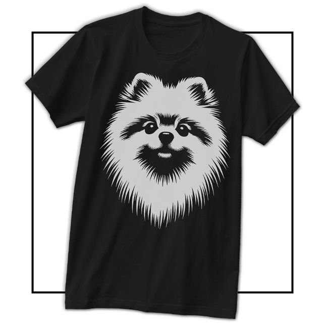 T-shirt Pop Art Pomeranian Custom Name And # Sports Style (Pop Art Pomeranian Custom Name And # Sports Style T-Shirt)