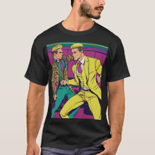 T-shirt Pop Art Tee - shirts - Gras, Lumineux et Jouant