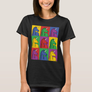 T-shirt Pop Art Unicorn