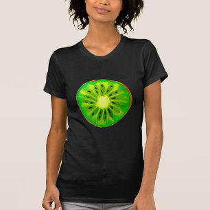 T-shirt Pop art vif kiwi fruit original aquarelle