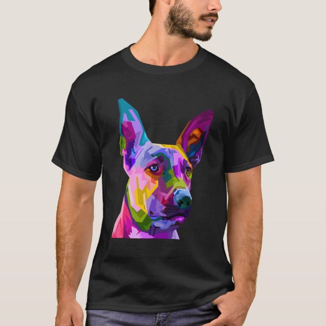 T-shirt Pop Belge Malinois Shepherd Mechelaar (Devant)