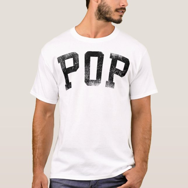 T-shirt Pop Bold Police Anniversaire (Devant)