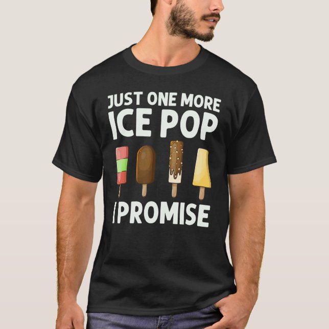 T-shirt Pop De Glace cool Pour Hommes Femme Stick De Crème (Devant)