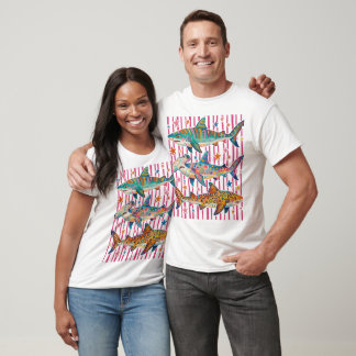 T-shirt Pop de Requin Vibrant