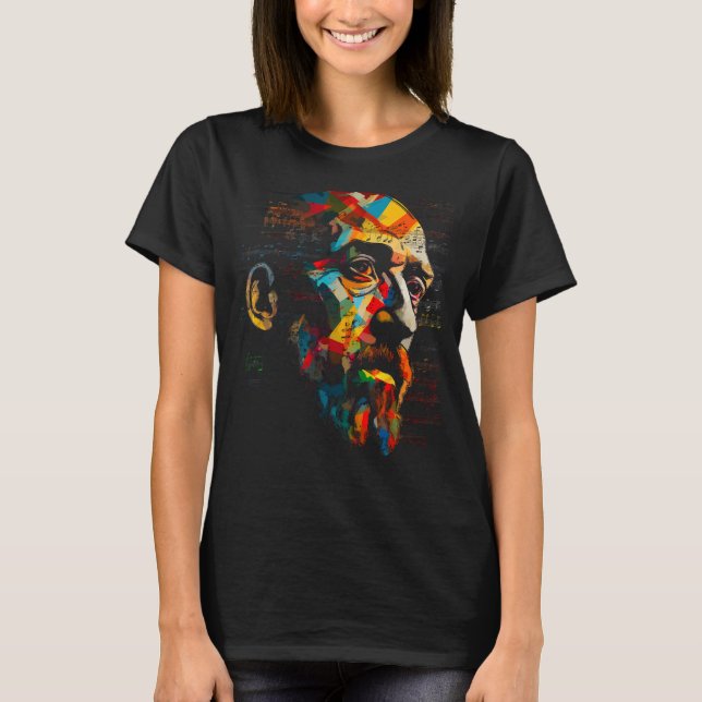 T-shirt Pop Erik Satie Music (Devant)