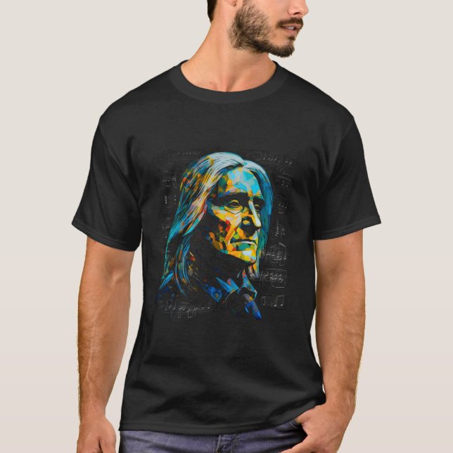 T-shirt Pop Franz Liszt Music (Devant)