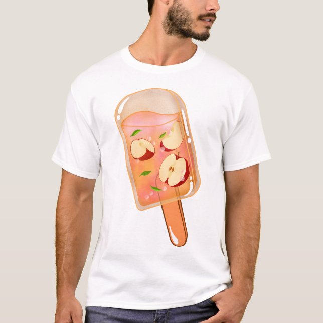 T-shirt Pop glace à la pomme fraîche (Devant)