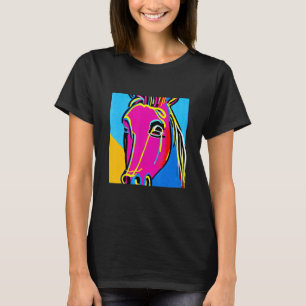 T-shirt Pop Horse Amusant Très Branché Hommes Femmes & Enf
