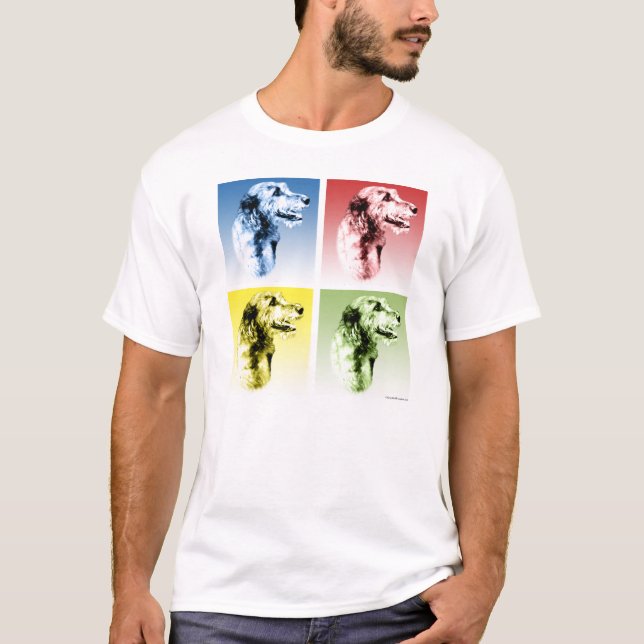 T-shirt Pop irlandais Wolfhound (Devant)