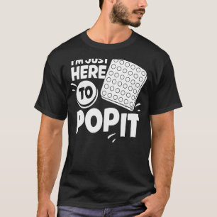 T-shirt Pop It Fidget Jeu Jeu Drôle Stress Bubble 1