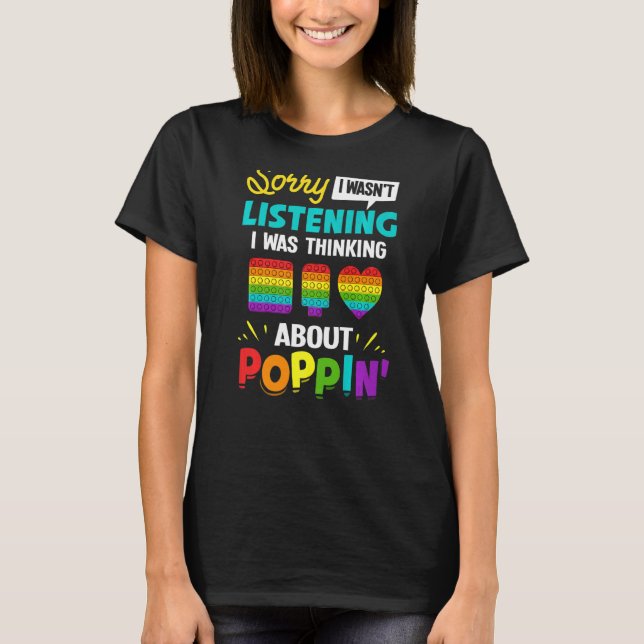 T-shirt Pop It Fidget Jeu Jeu Drôle Stress Bubble 1 (Devant)