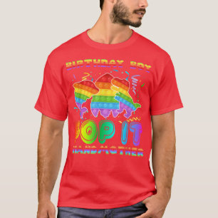 T-shirt Pop It Grandmother Of The Birthday Boy Pop It Shar
