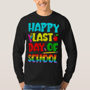 T-shirt Pop It Happy Dernier Jour De L'École Funnny Kids F