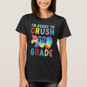 T-shirt Pop It Je suis prêt à écraser la 7e année de retou