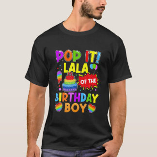 T-shirt Pop It Lala De L'Anniversaire Garçon Fidget Famill