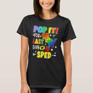 T-shirt Pop It Pour La Dernière Journée De Sped School Din