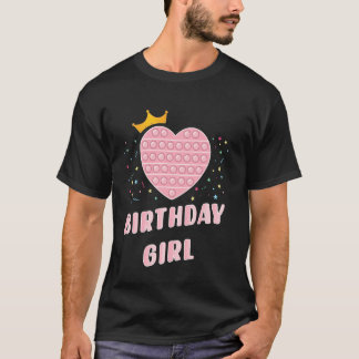 T-shirt Pop It Shirts Pour Filles Anniversaire Anniversair