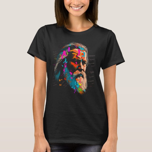 T-shirt Pop Johannes Brahms 1 (Devant)