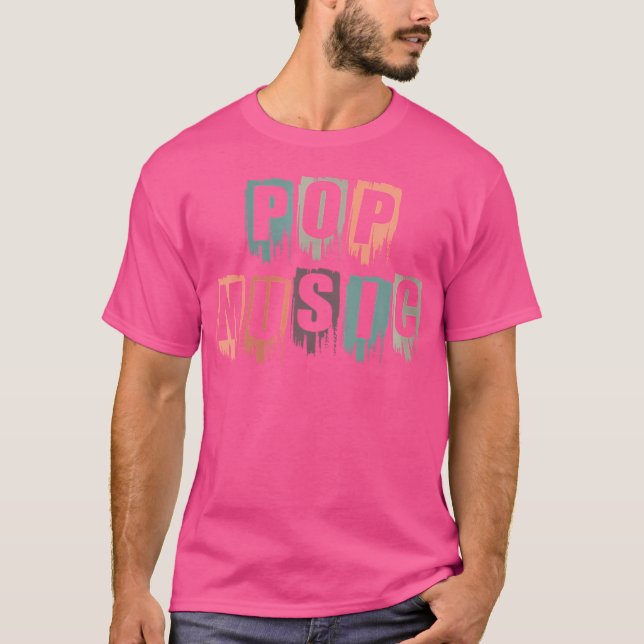 T-shirt Pop Music R'N'B Singer Stars Rap (Devant)