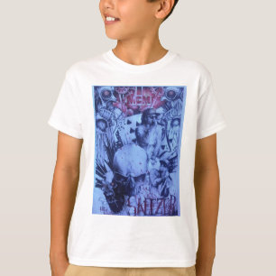 T-shirt Pop Musicians Blue Purple Art Imprimer