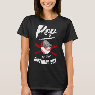 T-shirt Pop Of The Birthday Boy Baseball Anniversaire Part