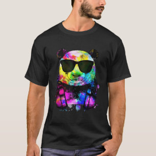 T-shirt Pop Panda Gamer Avec Casque