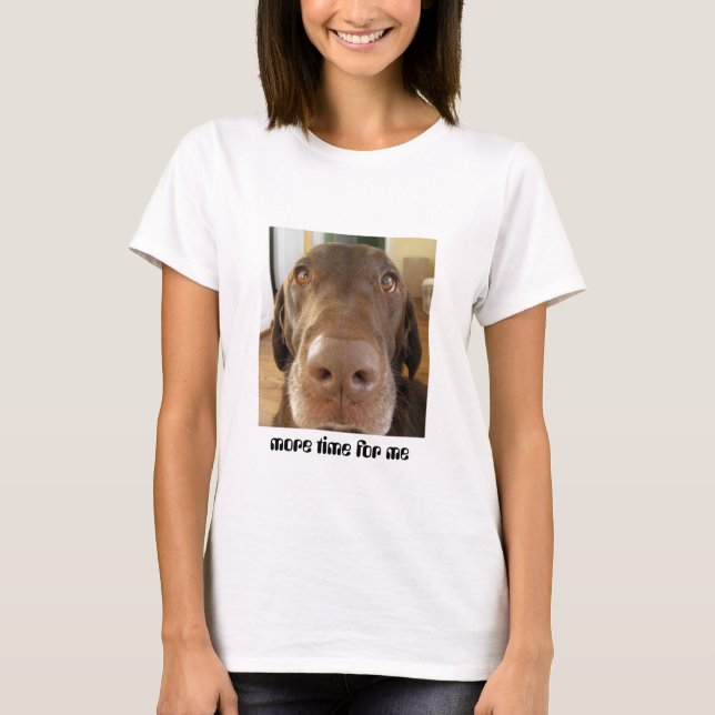 T-shirt POP, plus d'heure pour moi (Devant)