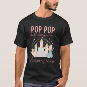 T-shirt Pop Pop 7E Anniversaire Princesse Septième Famille