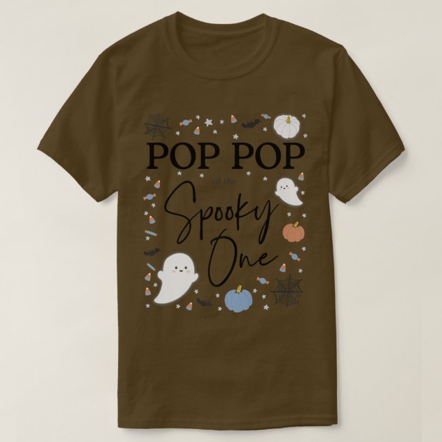 T-shirt Pop Pop Mens du Éffrayant One First Birthday Boy (Design devant)