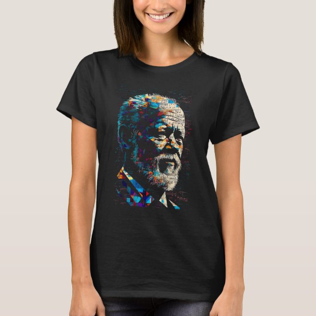 T-shirt Pop Pyotr Ilyich Tchaikovski (Devant)