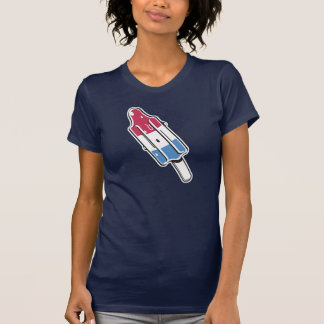 T-shirt pop roquette rétro