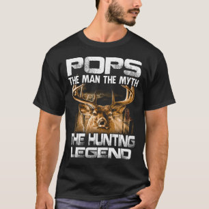 T-shirt Pop The Man The Myth The Hunting Legend