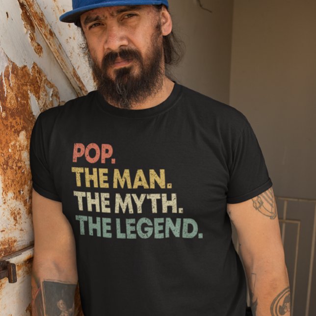 T-shirt Pop The Man The Myth The Legend Retro Pops Papa (Créateur téléchargé)
