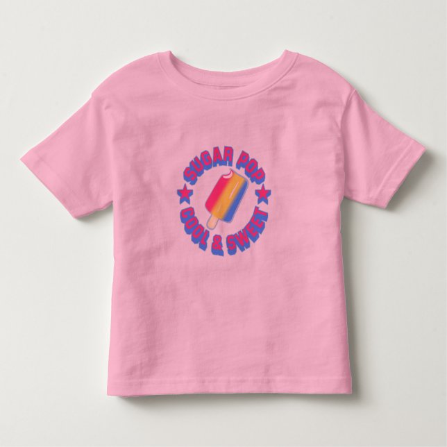 T-shirt Pop Toddler sucre (Devant)