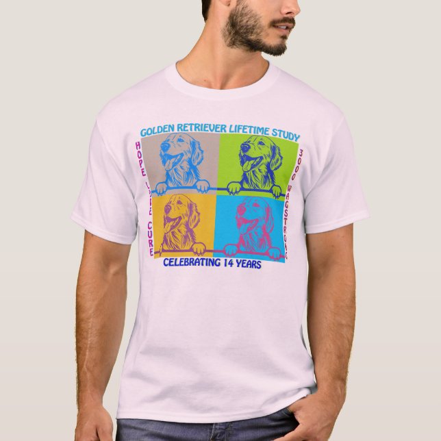 T-shirt POPART Goldens (Devant)