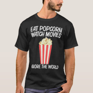 T-shirt Popcorn Cool Pour Hommes Femmes Sucré Beurré Salé 