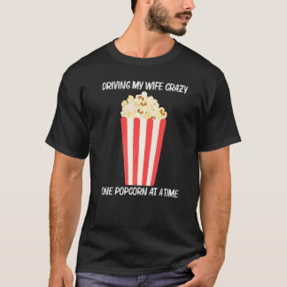 T-shirt Popcorn Cool Pour Hommes Papa Sucré Beurré Salé Sn